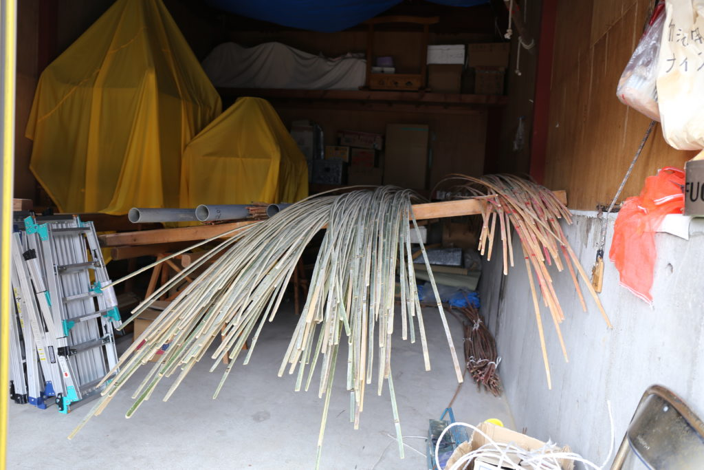 竹竿作り